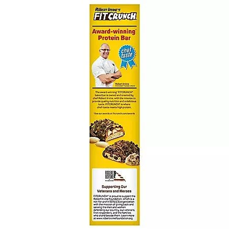 商品FITCRUNCH|Chef Robert Irvine's FITCRUNCH High Protein Baked Bars, Variety Pack 18 ct.,价格¥180,第4张图片详细描述