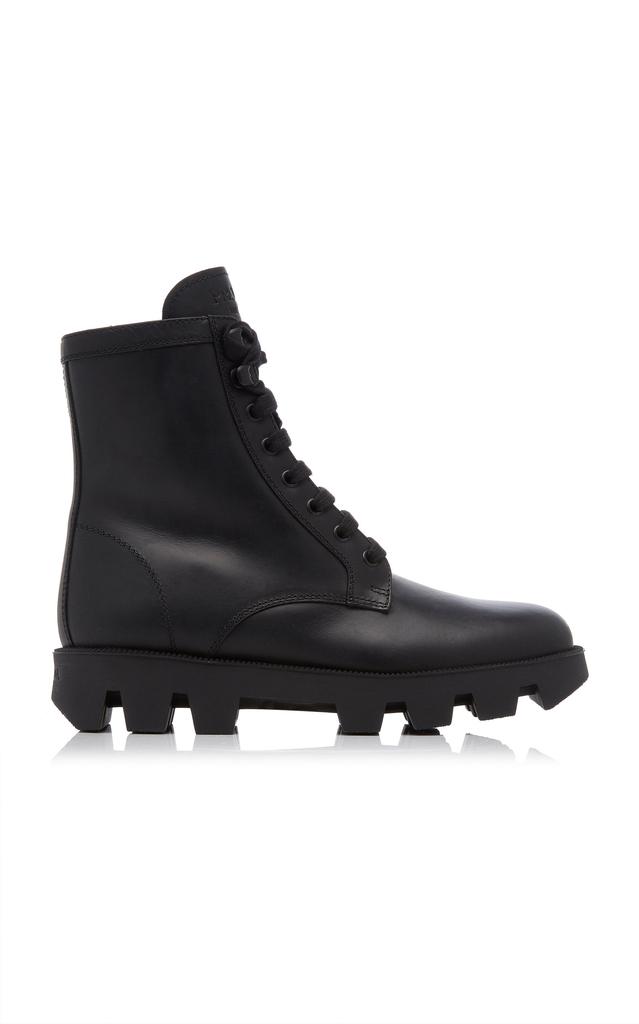 Prada - Women's Leather Lug-Sole Boots - Moda Operandi商品第1张图片规格展示