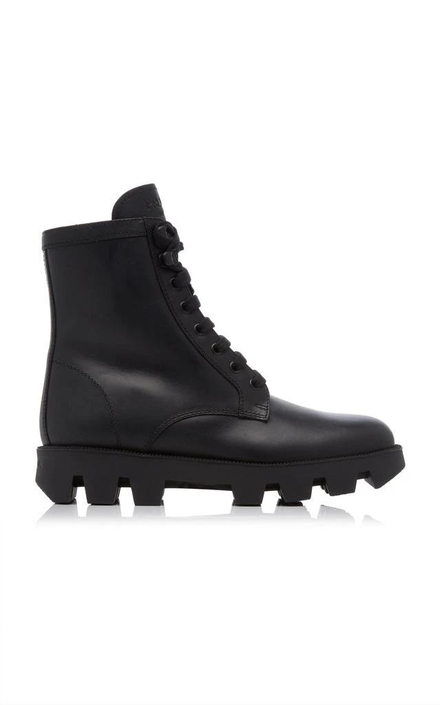 商品Prada|Prada - Women's Leather Lug-Sole Boots - Black - IT 37 - Moda Operandi,价格¥8494,第1张图片