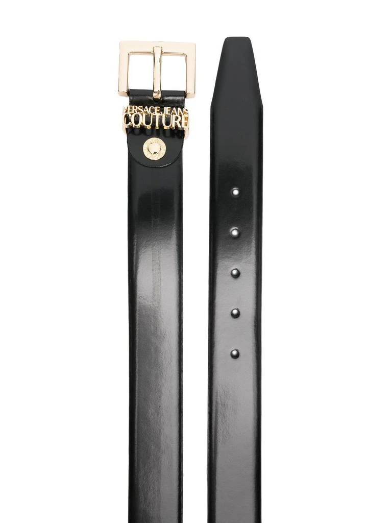 商品Versace|VERSACE JEANS Decorative buckle leather belt,价格¥759,第2张图片详细描述