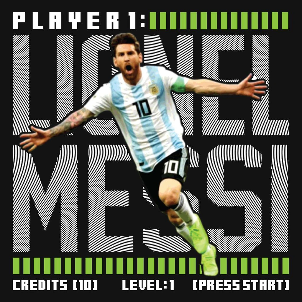 MESSI GAMER GRAPHIC T-SHIRT 商品