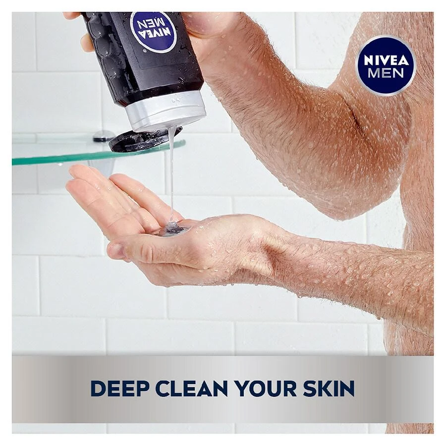 商品Nivea Men|DEEP Active Clean Charcoal Body Wash,价格¥42,第3张图片详细描述