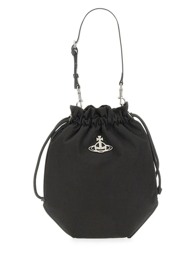 商品Vivienne Westwood|VIVIENNE WESTWOOD RE-NYLON DRAWSTRING CLUTCH SET,价格¥2917,第1张图片