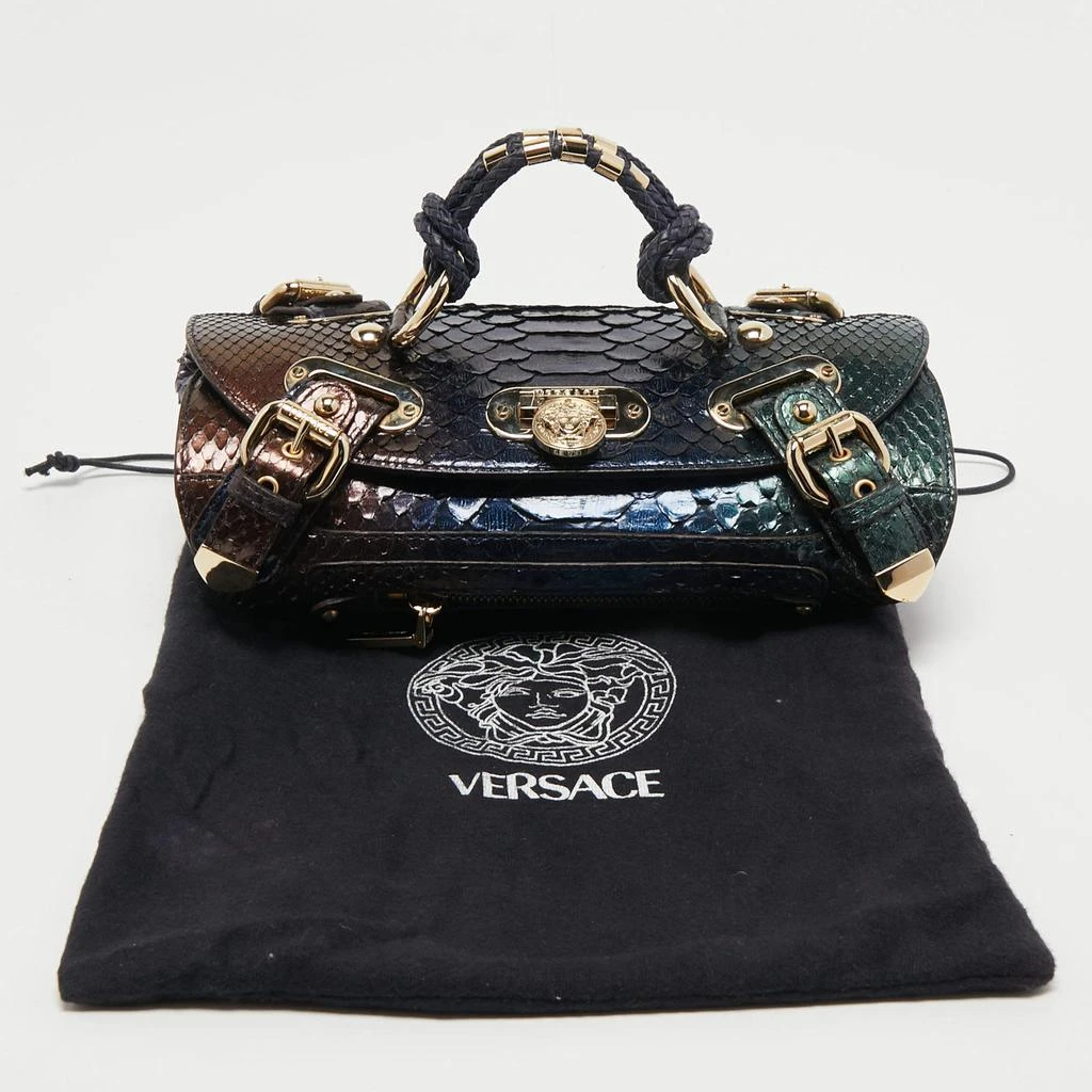 Versace Multicolor Python Buckle Clutch 商品
