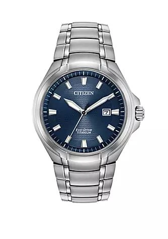 商品Citizen|Eco Drive Titanium Watch,价格¥2784,第1张图片