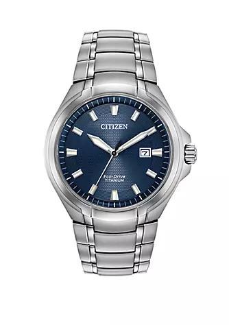 商品Citizen|Eco Drive Titanium Watch,价格¥3537,第1张图片