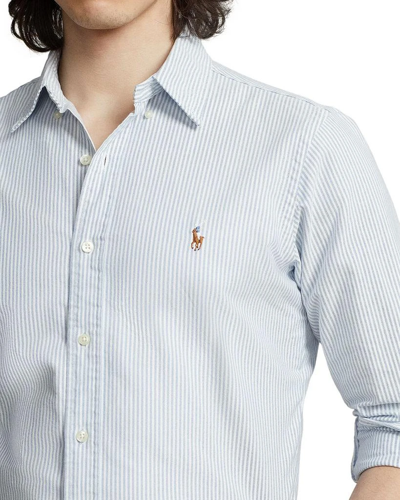 Classic Fit Long Sleeve Striped Cotton Oxford Button Down Shirt 商品