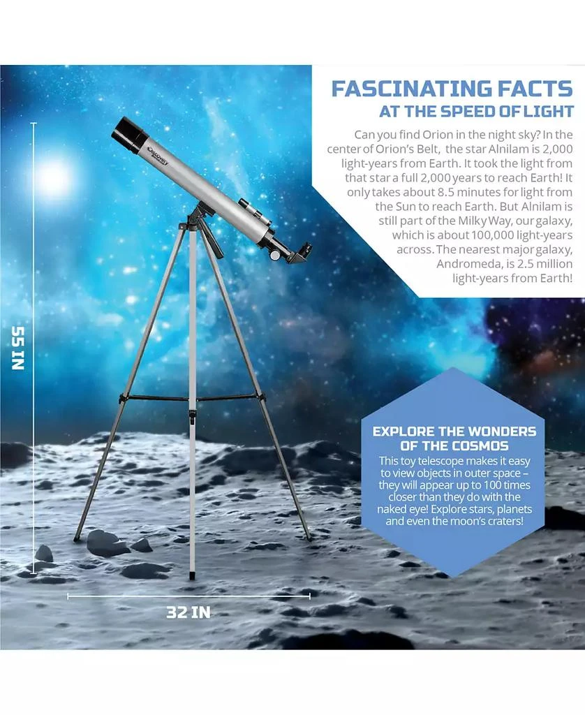 Telescope with Tripod, 50X and 100X Lenses 商品