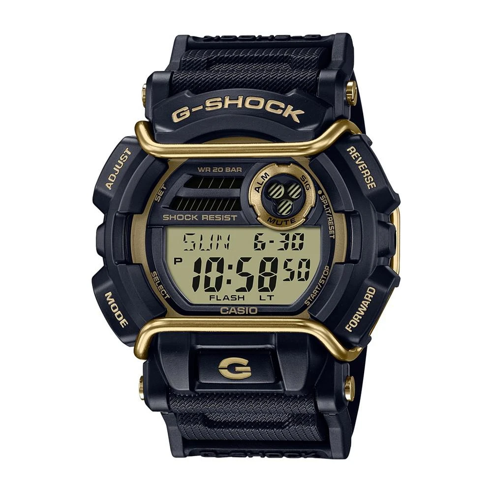 商品G-Shock|Men's Black Resin Strap Watch 49.7mm, GD400GB-1B2,价格¥1048,第1张图片