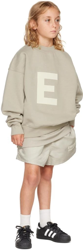 商品Essentials|Kids Gray Logo Sweatshirt,价格¥316,第4张图片详细描述