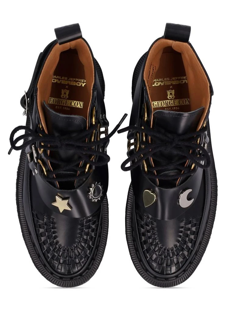 商品Charles Jeffrey Loverboy|Loverboy X George Cox Leather Boots,价格¥3388,第4张图片详细描述