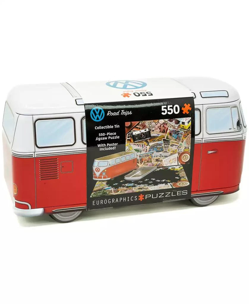 商品Eurographics|Incorporated Volkswagen Road Trips Collectible Bus-Shaped Tin Puzzle, 550 Pieces,价格¥180,第4张图片详细描述