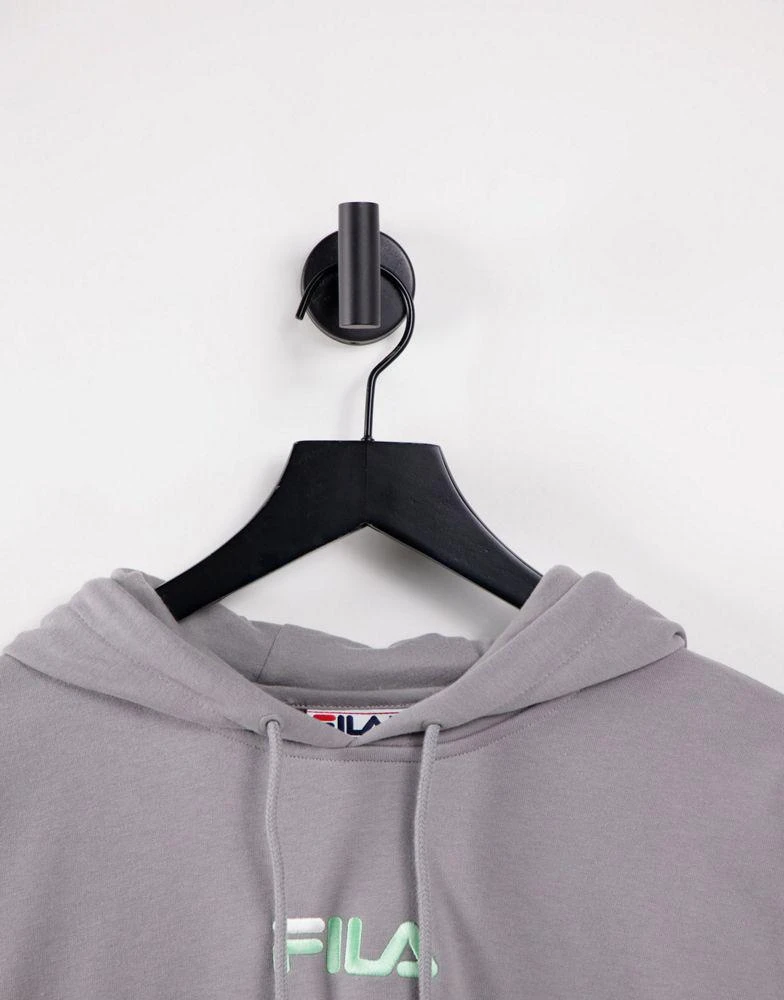 商品Fila|Fila Jamal chest logo hoodie in grey,价格¥301,第3张图片详细描述