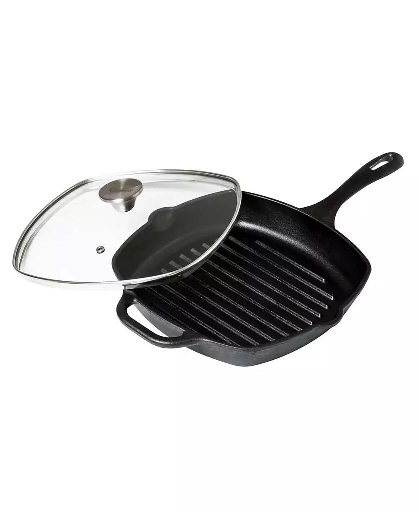 商品Victoria|Glass Lid with Stainless Steel Knob for 10" Grill Pan,价格¥150,第3张图片详细描述