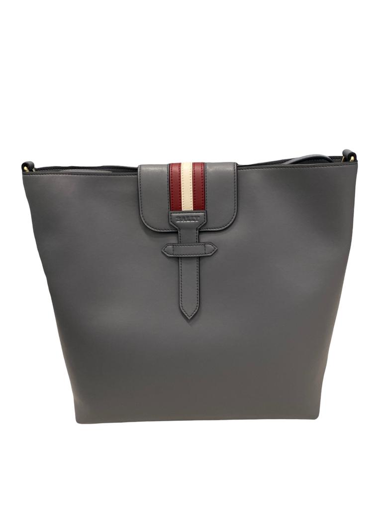 Bally | NEW Bally Holly Ladies 6230734 Gray Bovine Leather Bag MSRP 1562.85元 商品图片