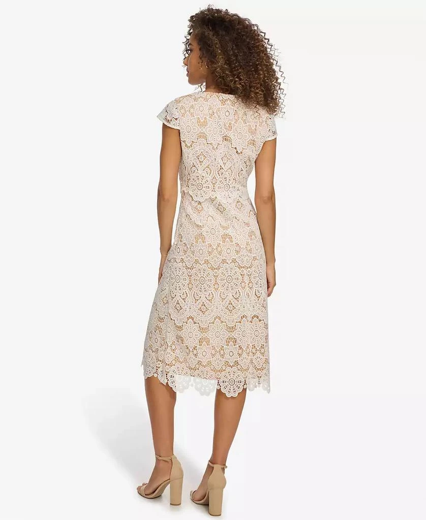 商品Kensie|Women's Floral-Lace A-Line Dress,价格¥1106,第2张图片详细描述