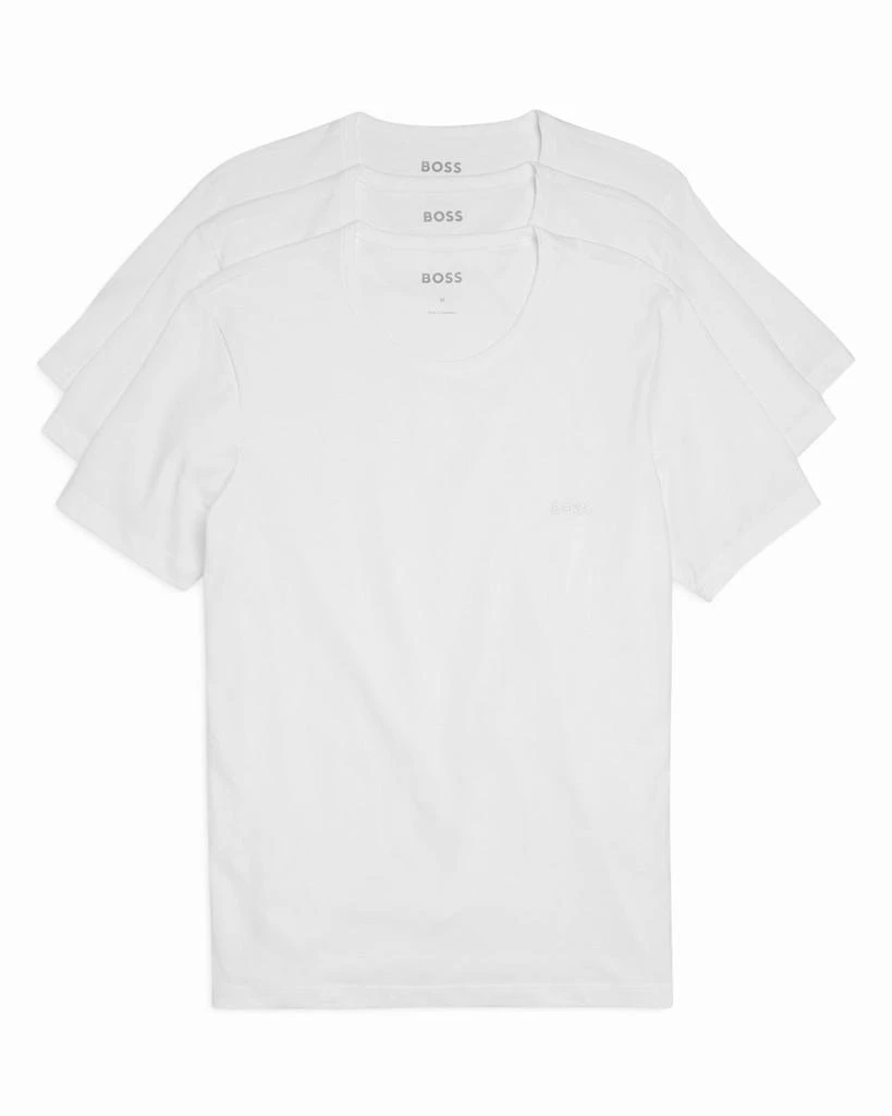 商品Hugo Boss|Classic Cotton Embroidered Logo Crewneck Tees, Pack of 3,价格¥313,第1张图片详细描述