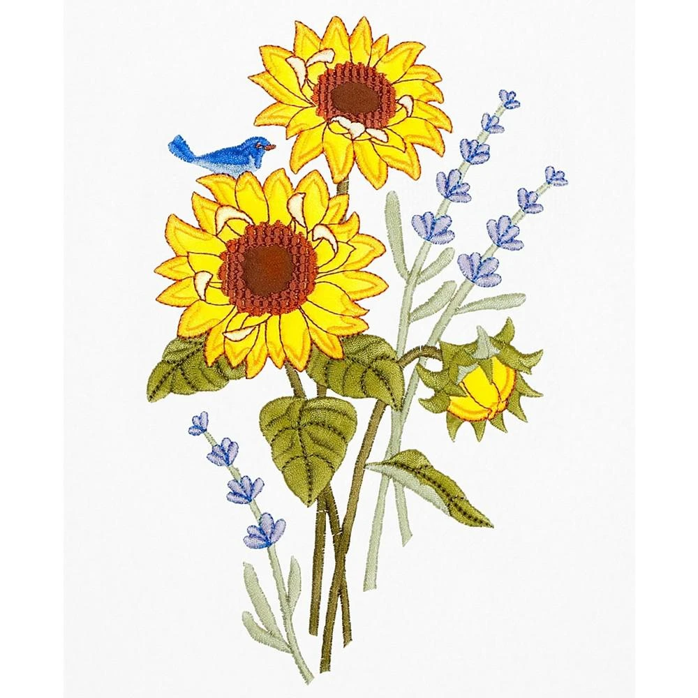 商品Linum Home Textiles|Textiles Turkish Cotton Girasol Embellished Bath Towel Set, 2 Piece,价格¥893,第4张图片详细描述