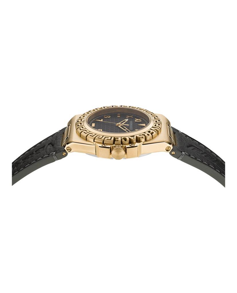 商品Versace|Greca Reaction Leather Watch,价格¥6632,第4张图片详细描述