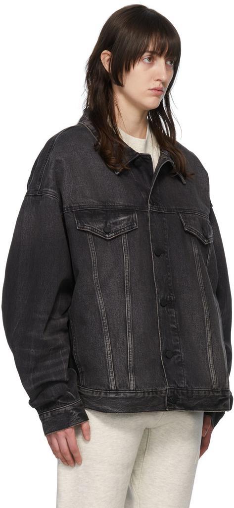 商品Essentials|女式黑色单宁牛仔衣,价格¥1458,第4张图片详细描述
