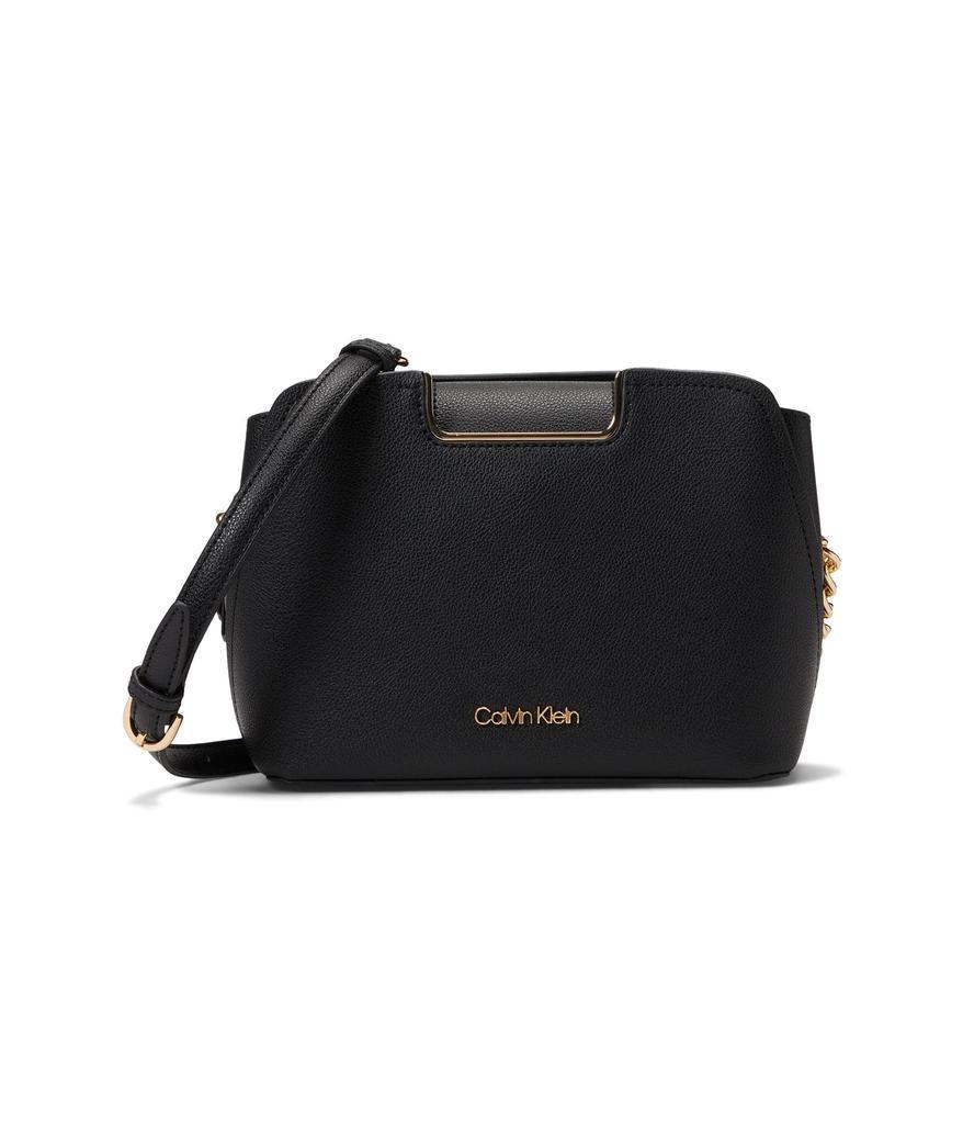 商品Calvin Klein|Finley Saffiano Crossbody,价格¥440-¥605,第1张图片