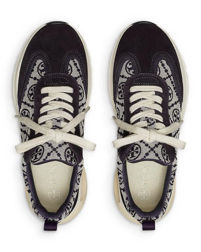 商品Tory Burch|Women's T Monogram Good Luck Trainer Sneakers,价格¥669,第3张图片详细描述