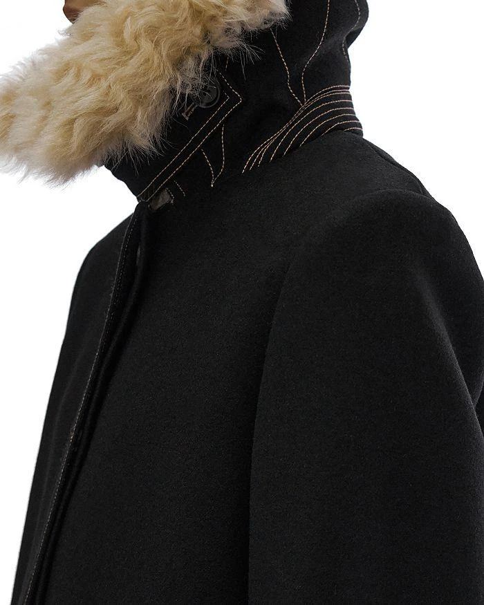 商品Helmut Lang|Faux Fur Collar Coat,价格¥6751,第5张图片详细描述