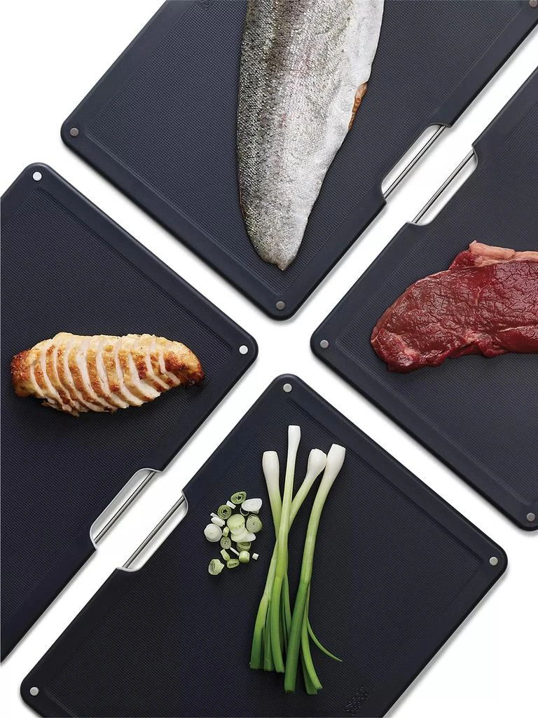 商品Joseph Joseph|Folio Steel 4-Piece Chopping Board Set,价格¥600,第5张图片详细描述