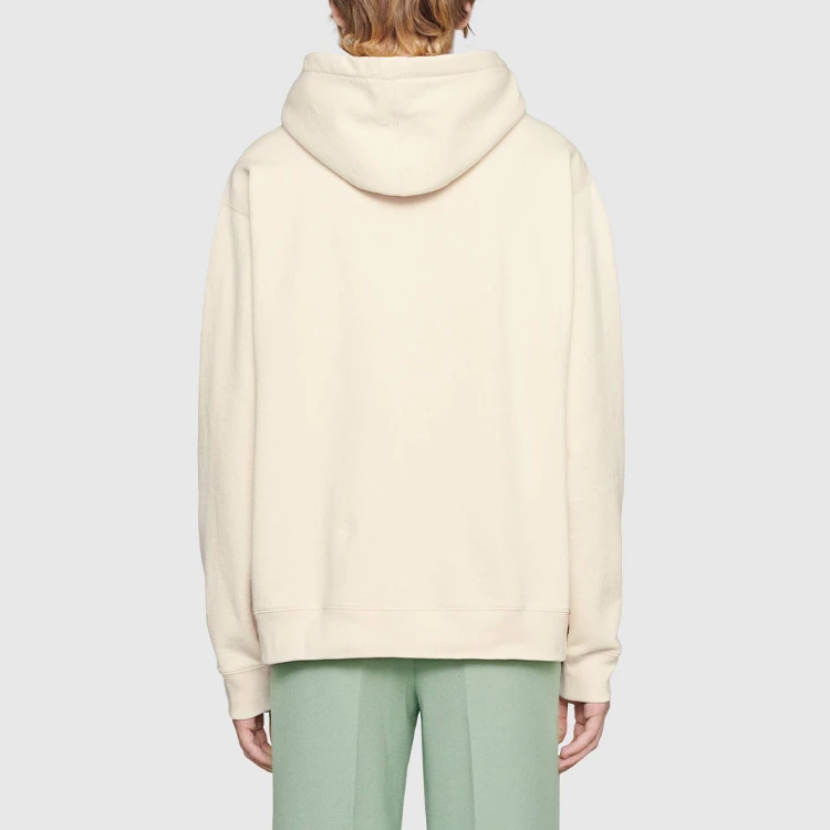 商品[国内直发] Gucci|古驰 x Doraemon 联名款 SS21 连帽卡通印花卫衣 男女同款 米色,价格¥7899,第5张图片详细描述