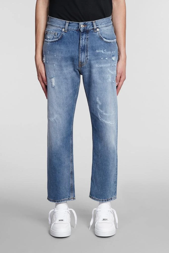 商品MAURO GRIFONI|Mauro Grifoni Jeans In Cyan Denim,价格¥1508,第1张图片