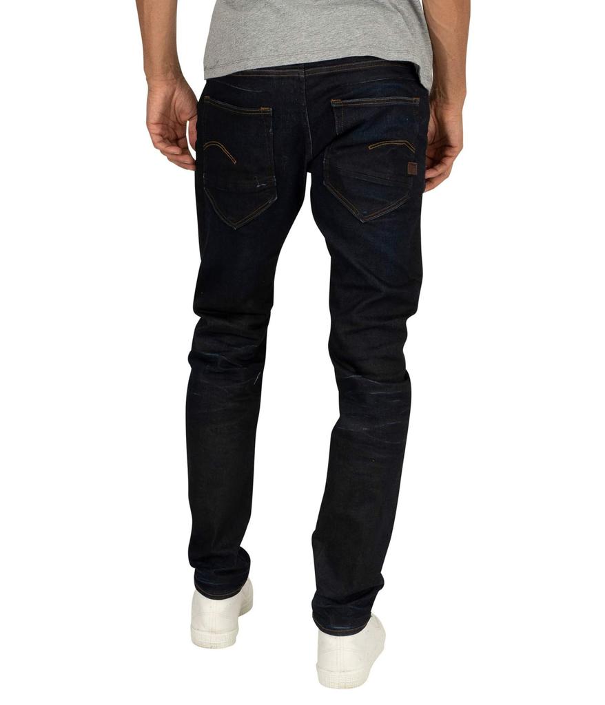 D-Staq Five-Pocket Slim Jeans in Dark Aged商品第2张图片规格展示