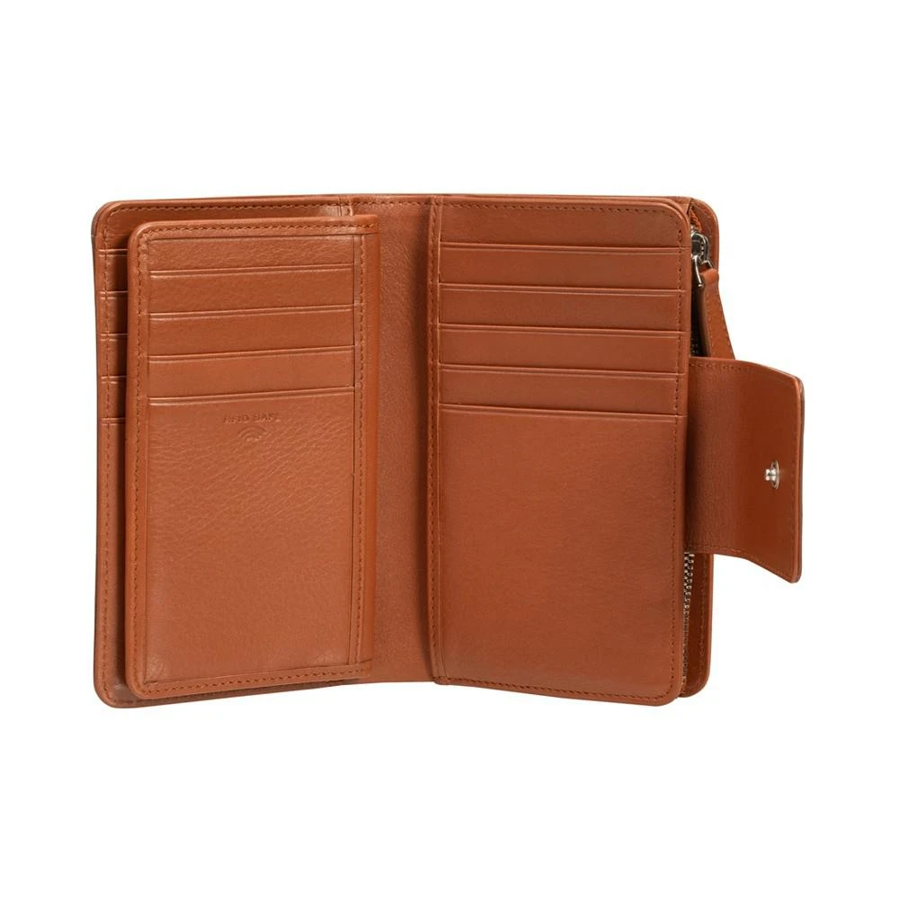 商品Mancini Leather Goods|Women's Croco Collection RFID Secure Mini Clutch Wallet,价格¥698,第5张图片详细描述