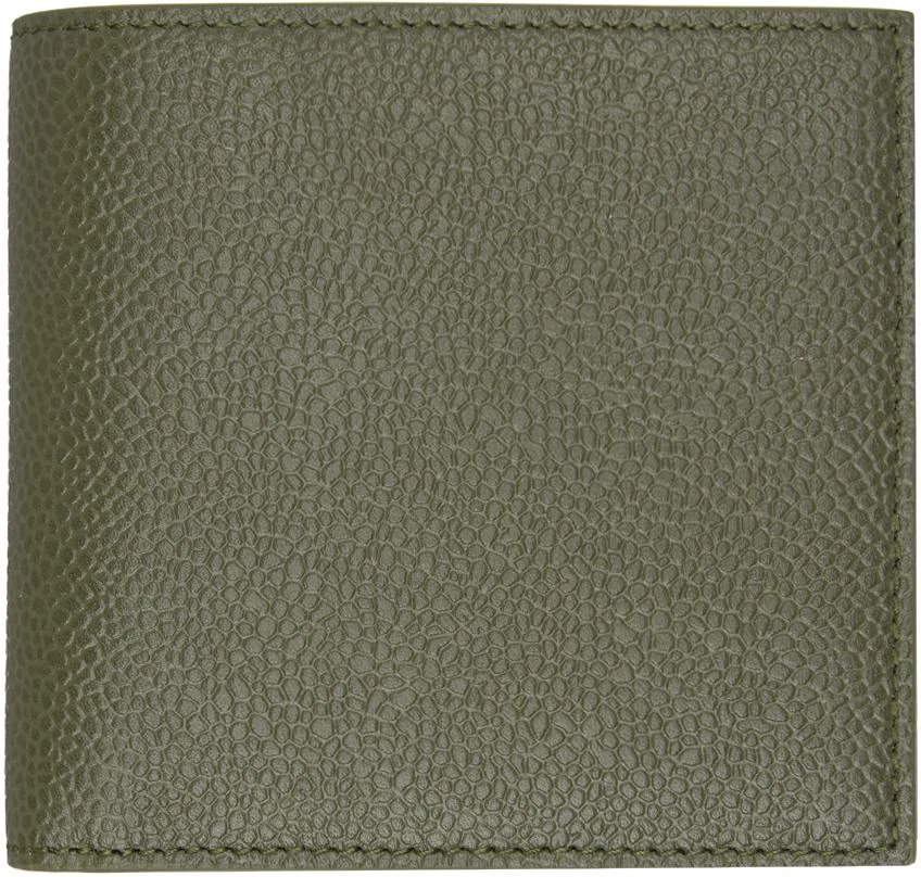 商品Thom Browne|Green Pebble Grain Coin Purse Bifold Wallet,价格¥3934,第1张图片