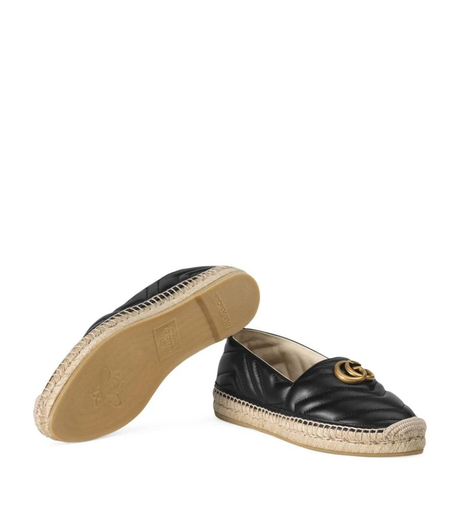 商品Gucci|Leather Double G Espadrilles,价格¥5378,第3张图片详细描述