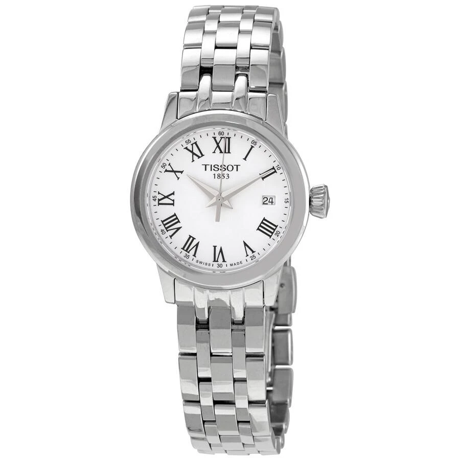 商品Tissot|Classic Dream Lady Quartz White Dial Ladies Watch T129.210.11.013.00,价格¥1659,第1张图片