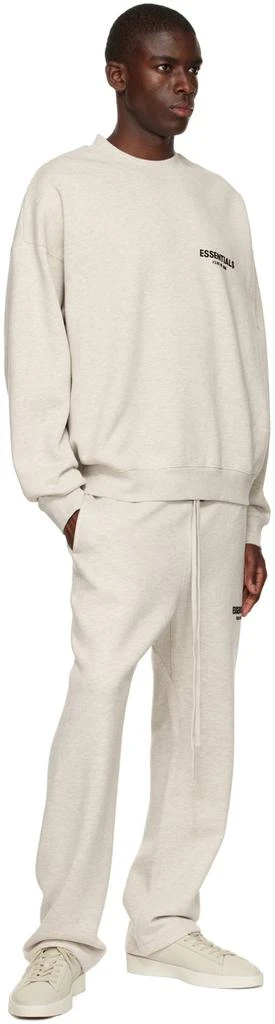 商品Essentials|男式 灰白色圆领套头衫 ,价格¥620,第4张图片详细描述