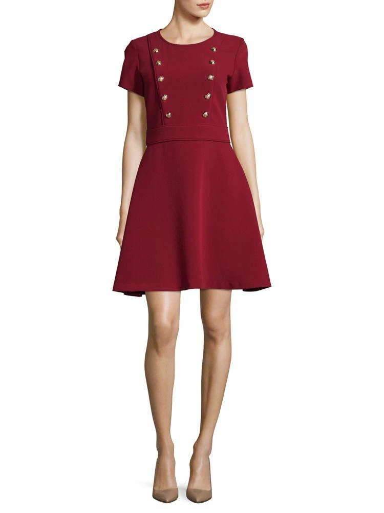 商品Ivanka Trump|Buttoned Fit-&-Flare Dress,价格¥688,第2张图片详细描述