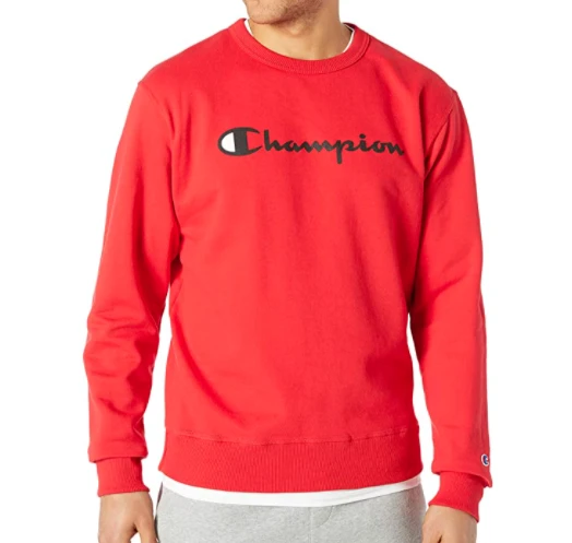 商品[国内直发] CHAMPION|CHAMPION 男士印花草写logo纯色加绒圆领卫衣 GF88H-Y06794-2WC,价格¥205,第1张图片