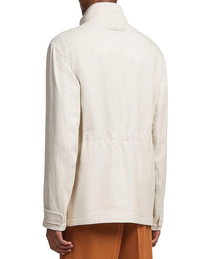 商品Zegna|Linen & Wool Padded Field Jacket,价格¥28239,第3张图片详细描述