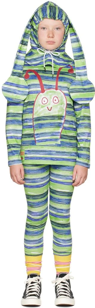 商品CHOPOVA LOWENA|SSENSE Exclusive Kids Green & Blue Funny Bug Costume,价格¥867,第1张图片