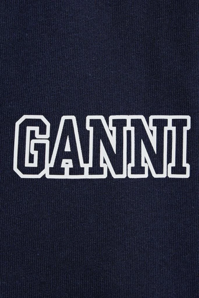 商品Ganni|Printed cotton-blend jersey T-shirt,价格¥323,第2张图片详细描述