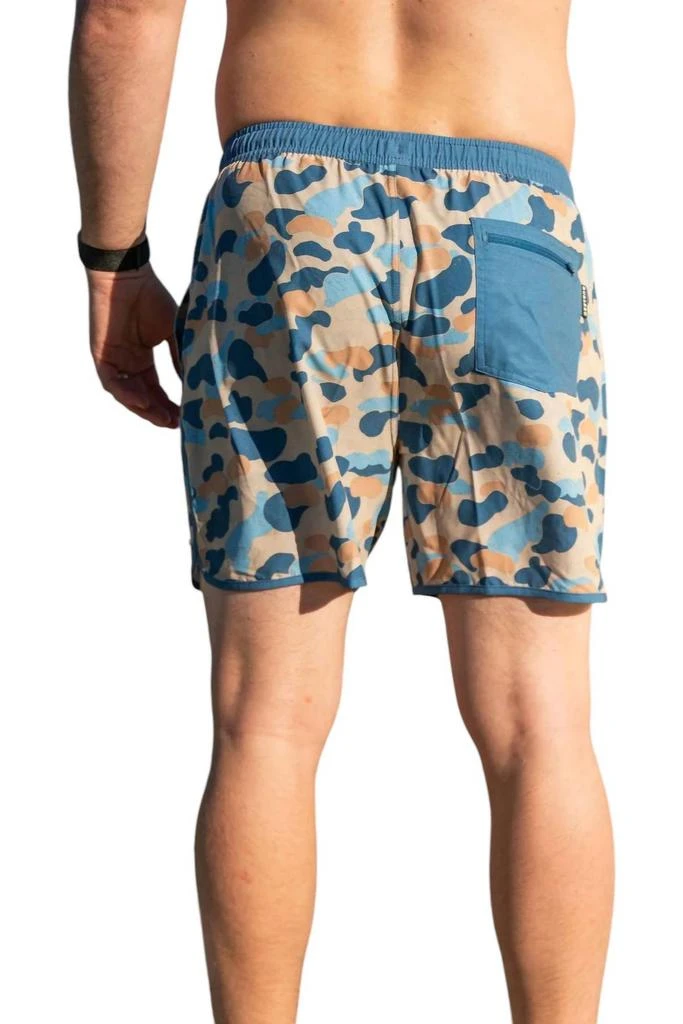 商品BURLEBO|Men's Swim Trunks In Rockport Camo,价格¥346,第2张图片详细描述