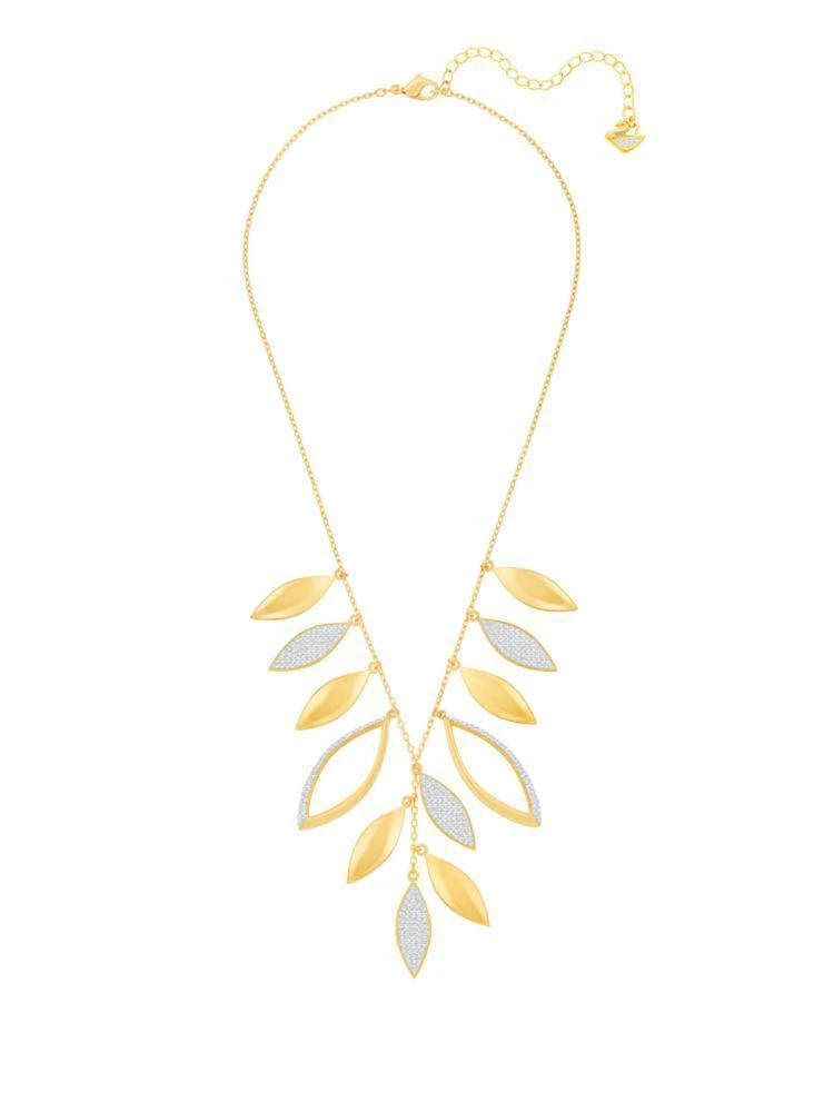 商品Swarovski|Grape Crystal Leaf Necklace,价格¥1056,第1张图片