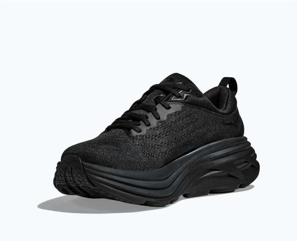商品Hoka One One|Men's Bondi 8 Running Shoes In Black/black,价格¥907,第2张图片详细描述