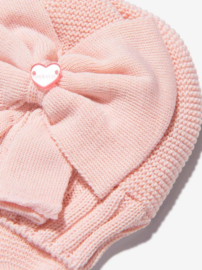 商品MONNALISA|Monnalisa Pink Baby Girls Wool Knitted Hat,价格¥796,第3张图片详细描述