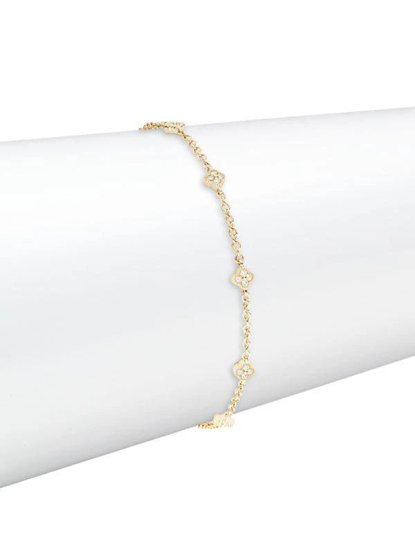 商品Saks Fifth Avenue|14K Yellow Gold & Diamond Bracelet,价格¥5345,第1张图片