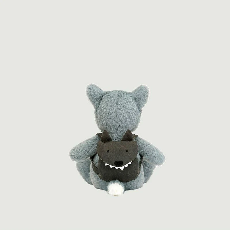 商品Jellycat|Backpack Wolf Plush Dark Brown JELLYCAT,价格¥253,第2张图片详细描述