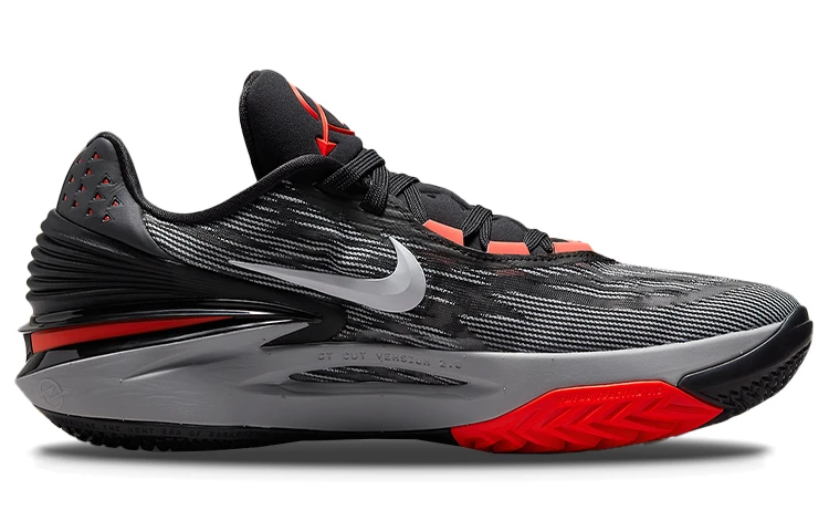 商品[国内直发] NIKE|Air Zoom G.T. Cut 2 EP 时尚舒适 低帮 实战篮球鞋 男女同款 黑红 国内版,价格¥972,第3张图片详细描述