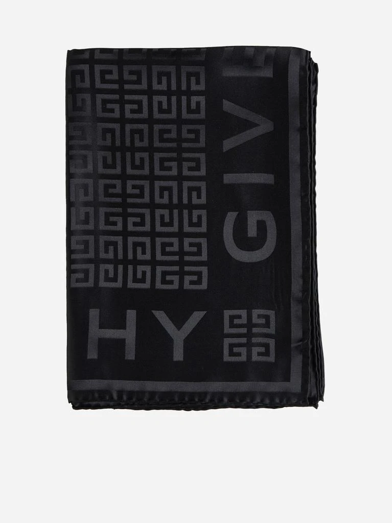 商品Givenchy|Logo and 4G silk scarf,价格¥3193,第1张图片