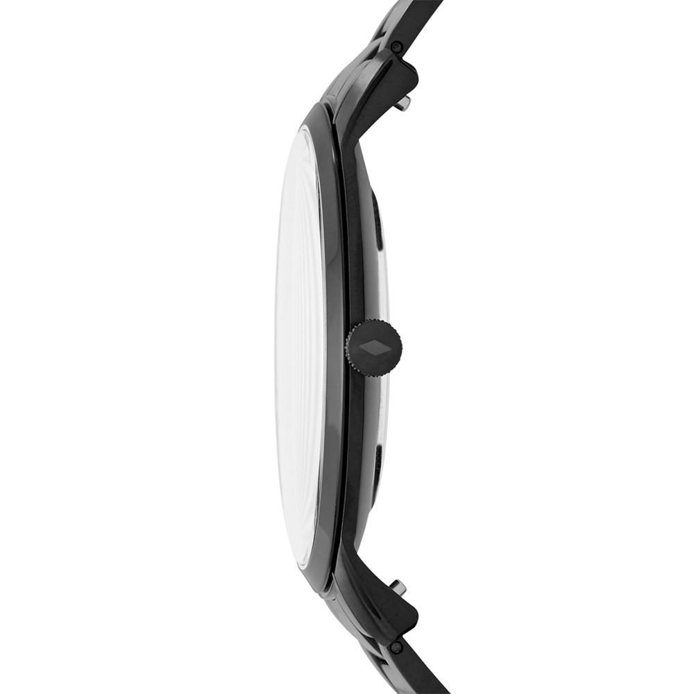 商品Fossil|Men's The Minimalist Black Stainless Steel Bracelet Watch 44mm FS5308,价格¥1118,第4张图片详细描述
